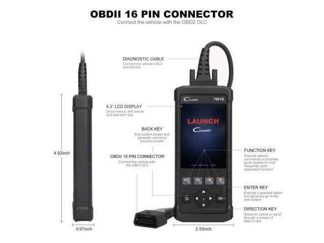 OBD2 Scanner Diagnostic Scan Tool Code Reader F682