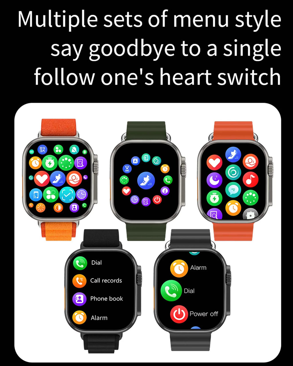 Smart Watch 2.1" Bluetooth Call IP68 Waterproof Z889901