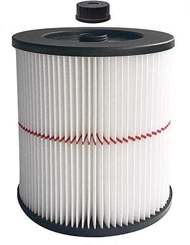 Replacement Cartridge Filter for Wet/Dry Vacuum (1 Filter & Small Brush) W110940