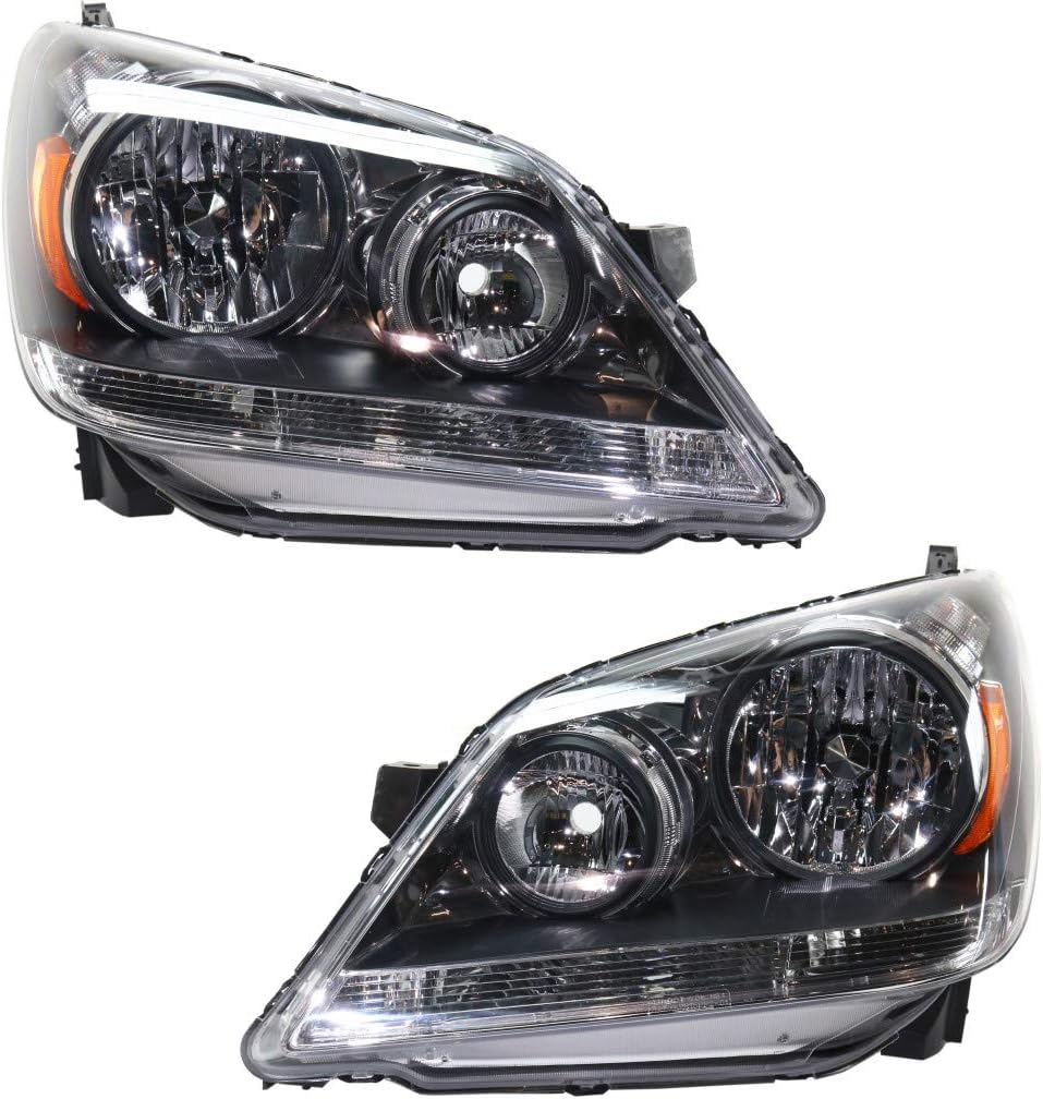 Headlight Assembly Pair for Honda Odyssey 2005 2006 2007 P8736
