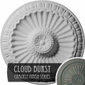 11 1/4x22OD x 1 1/8x22P Hand-Painted Ceiling Medallion Q2068