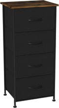 Gray 4 Drawer Fabric Dresser N307432