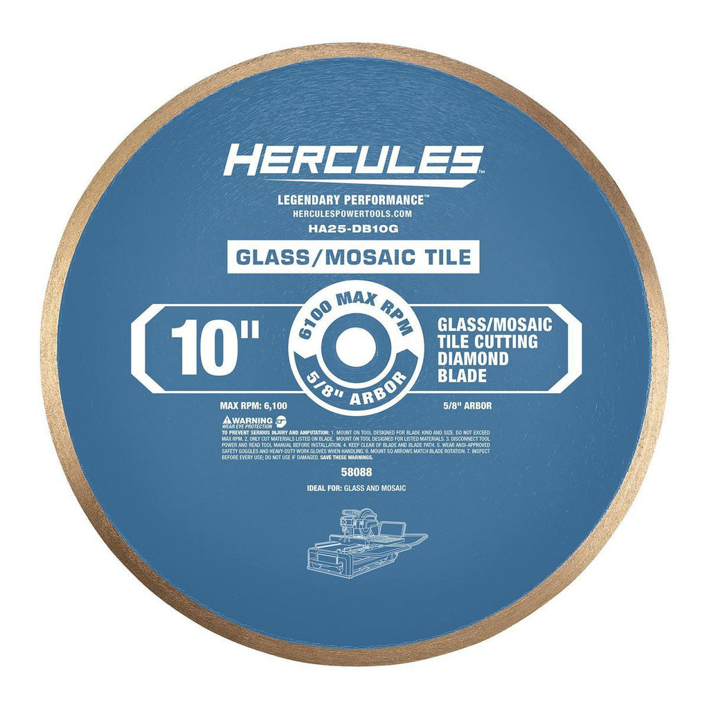 10 in. Glass and Mosaic Tile Diamond Blade Z85521