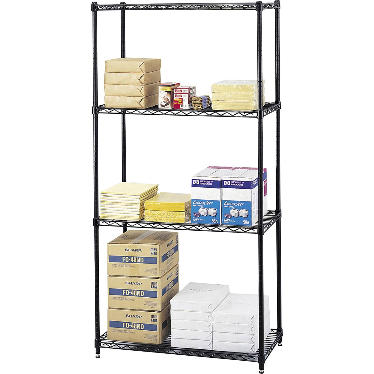 Black Wire Shelving Y8147