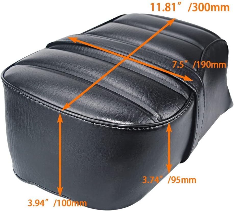 Black Passenger Pillion Seat Pack of 2 T769