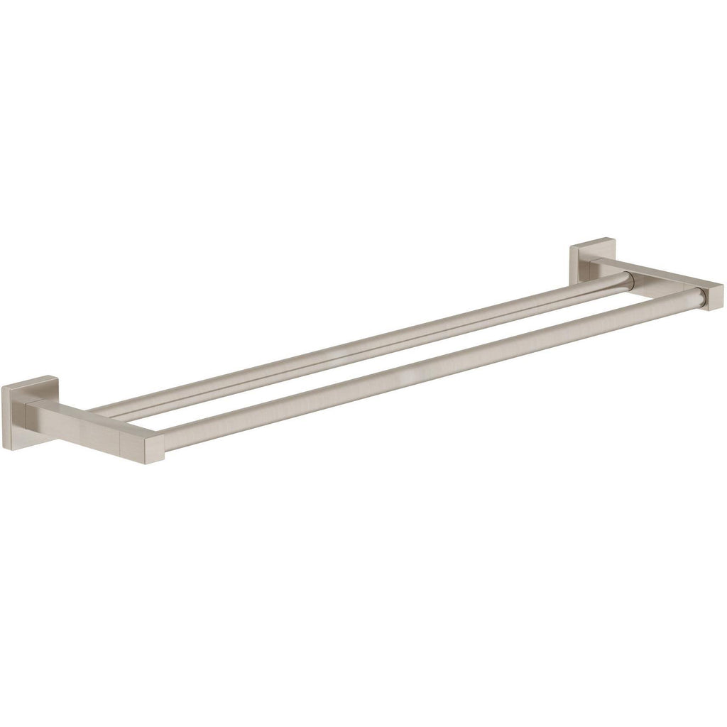18x22 Double Rail Towel Bar - Satin Nickel F1805