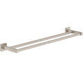 18x22 Double Rail Towel Bar - Satin Nickel F1805