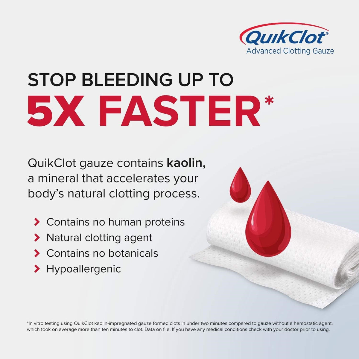 Advanced Clotting Gauze B631061