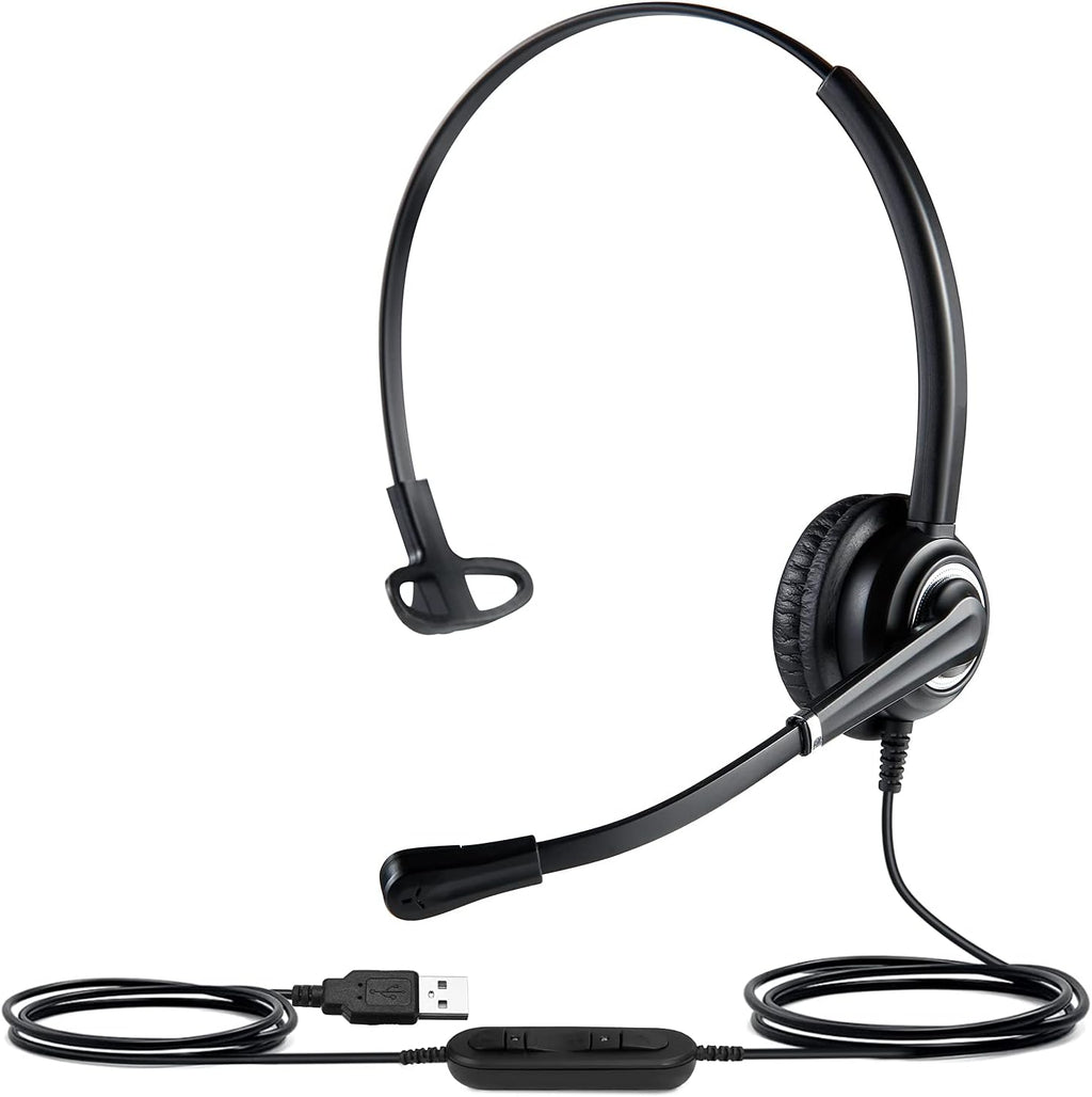 USB Headset with Noise Cancellation Microphone, Pack of 2 P205