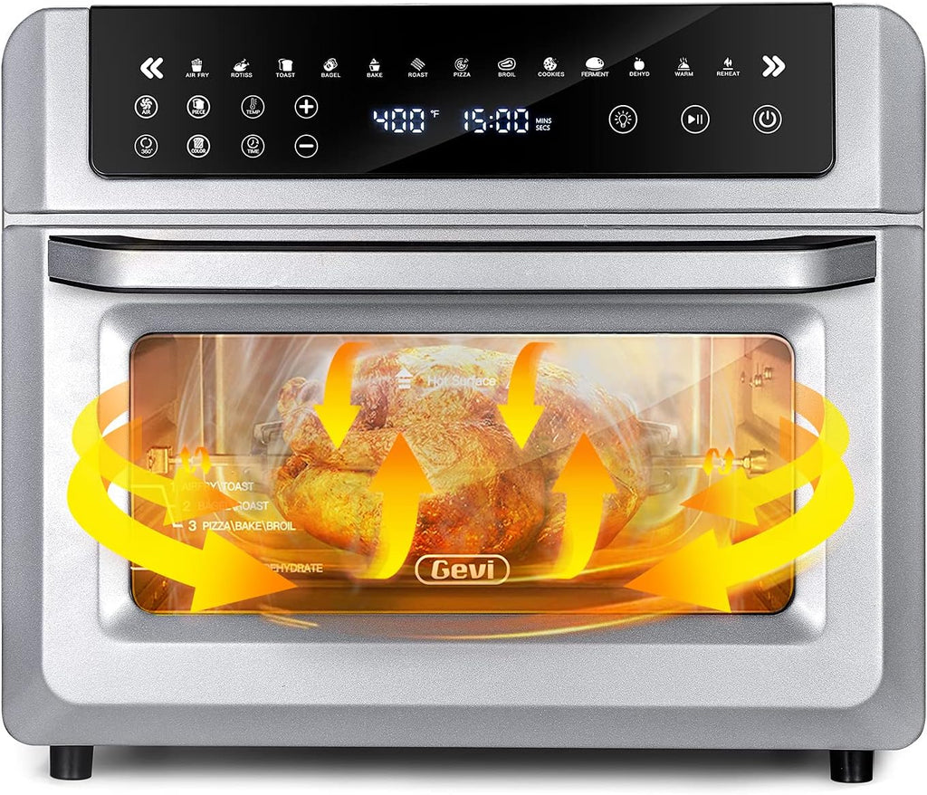 Air Fryer Toaster Oven Combo with Rotisserie and Dehydrator Q8275