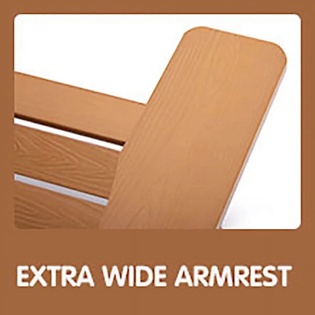 Brown Adirondack Chair with Cup Holder R13411