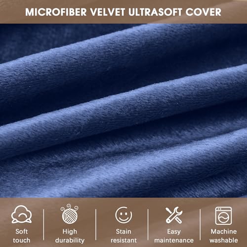 3 Feet Grey Micro Fiber Bean Bag Chair R343432