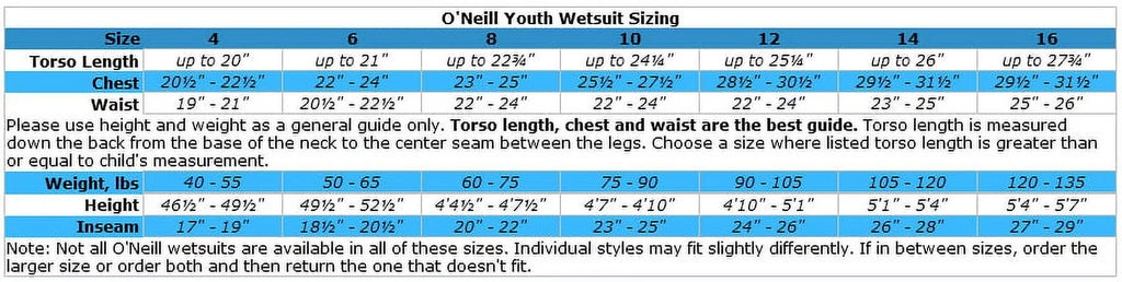3/2mm Chest Zip Full Wetsuit Black/Ultra Blue/Dayglo X5025