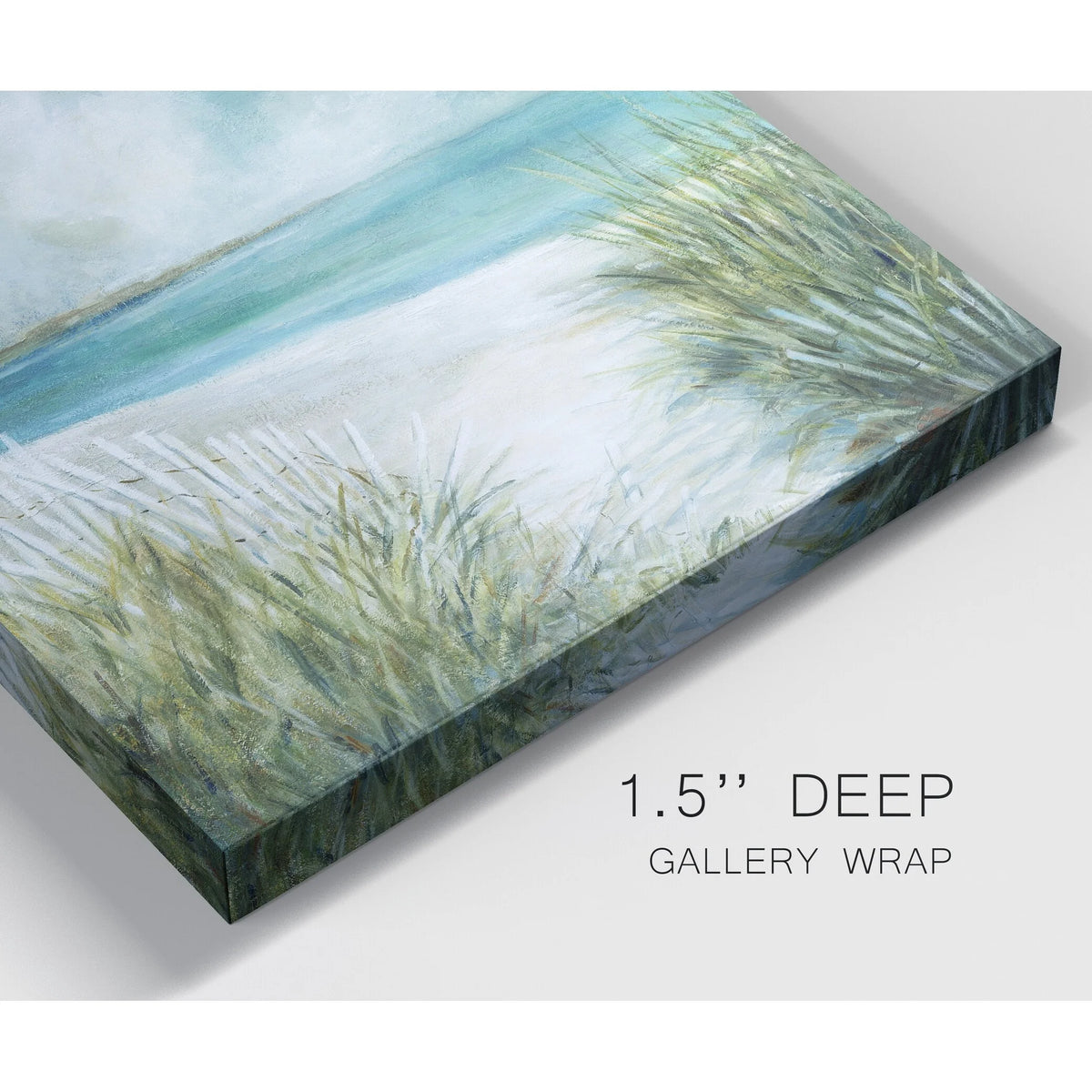 Coastal Fences Gallery Wrapped Canvas 10X10 P843005