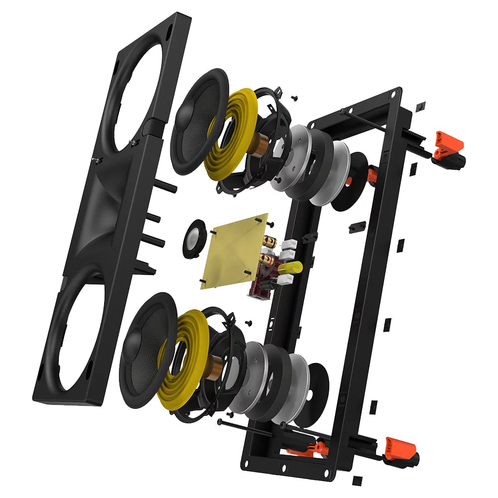 Dual 5.25" In Wall LCR Speaker 160W M9693
