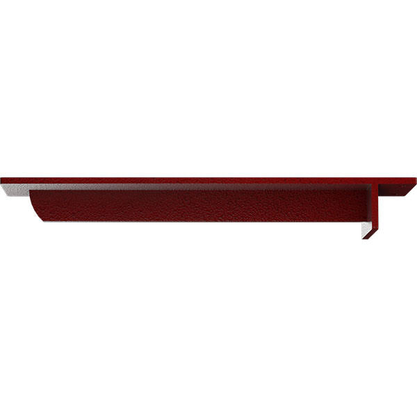 Hammered Bright Red Steel Bracket T1978