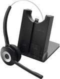 Wireless Bluetooth Headset with Headband Attachment and Base (Renewed) X39475