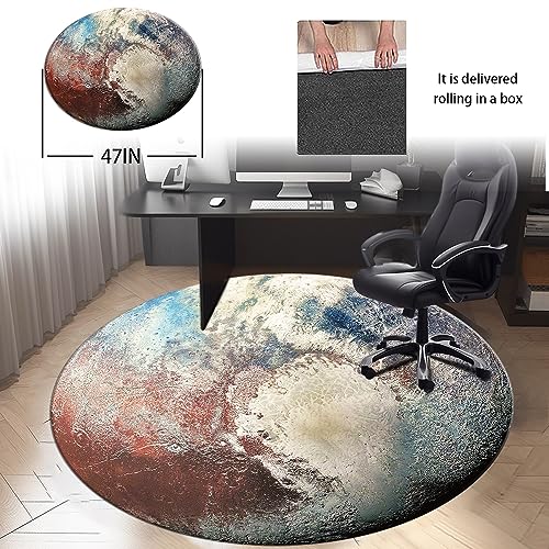 47" × 47" Office Chair Mat for Hardwood Tile Floor A7977