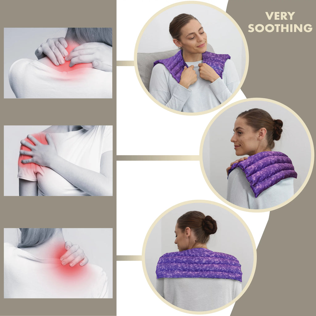 Neck & Shoulder Wrap Herbal Hot & Cold Therapy Pack B5959