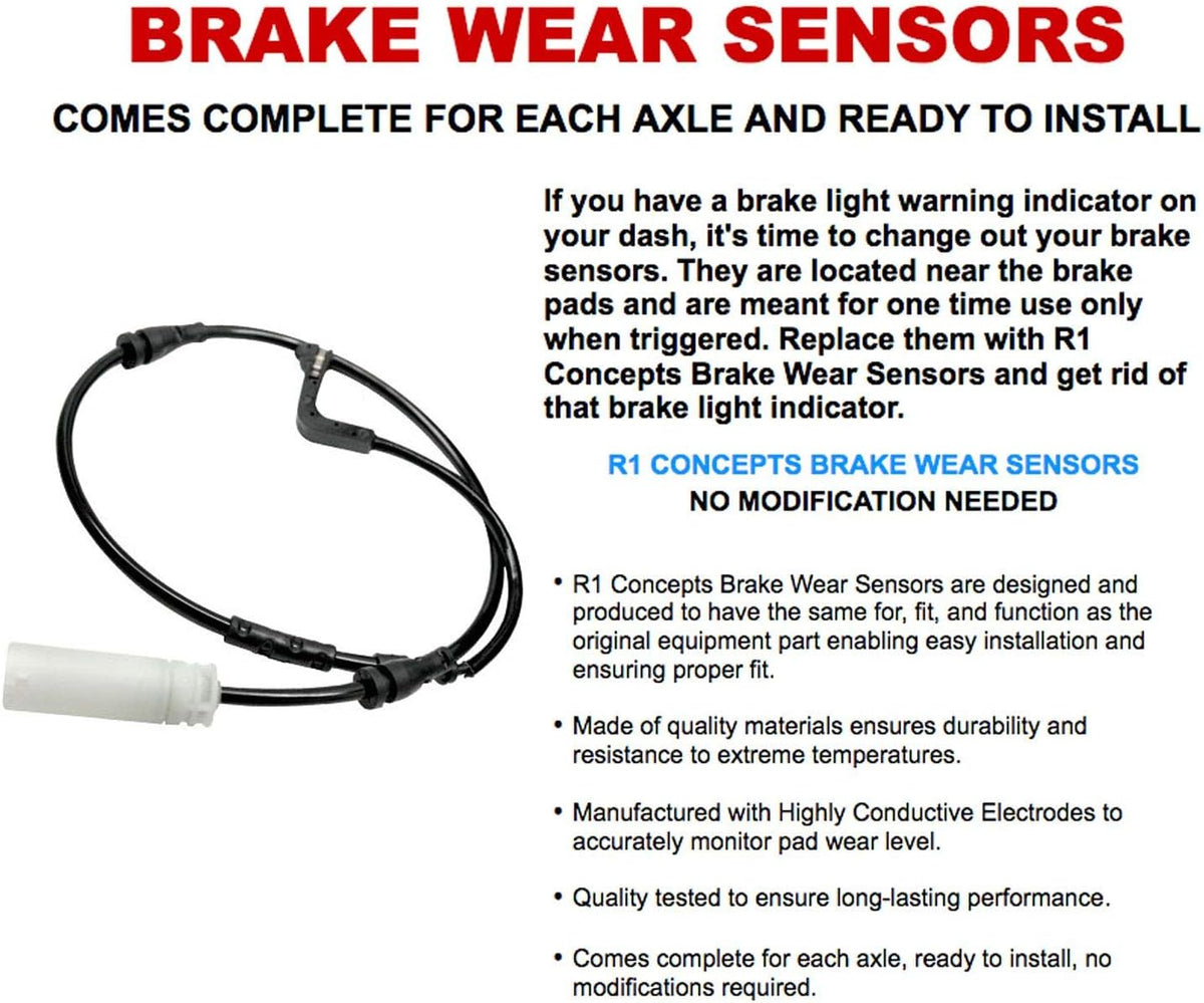 Brake Pads and Rotors Kit with Hardware and Sensor Kit Z5333