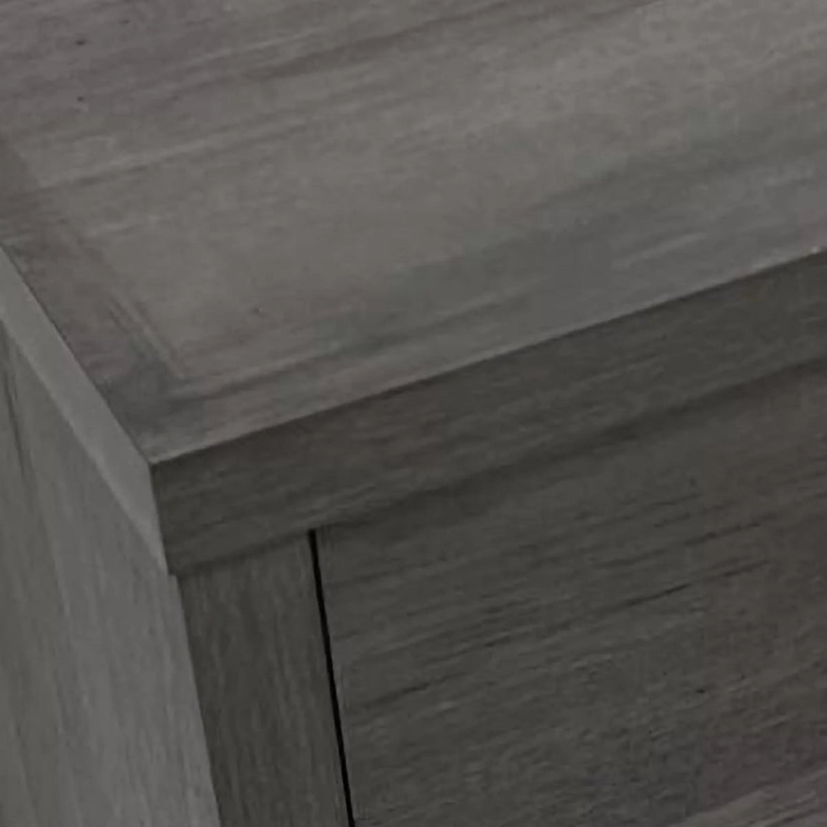Gray Maple 3 Piece Double Dresser and Nightstand Set F798