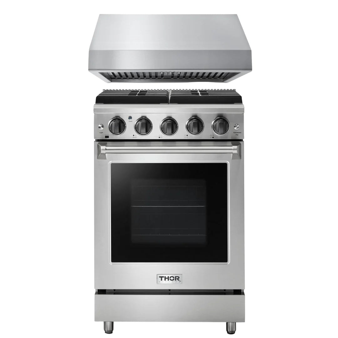 24 Propane Gas Range and Range Hood Y93391