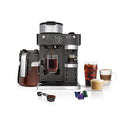 Espresso & Coffee Maker with Built-in Frother, Black H3951