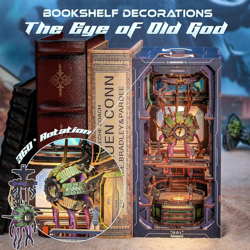 3D Wooden Book Nook Kit B15042