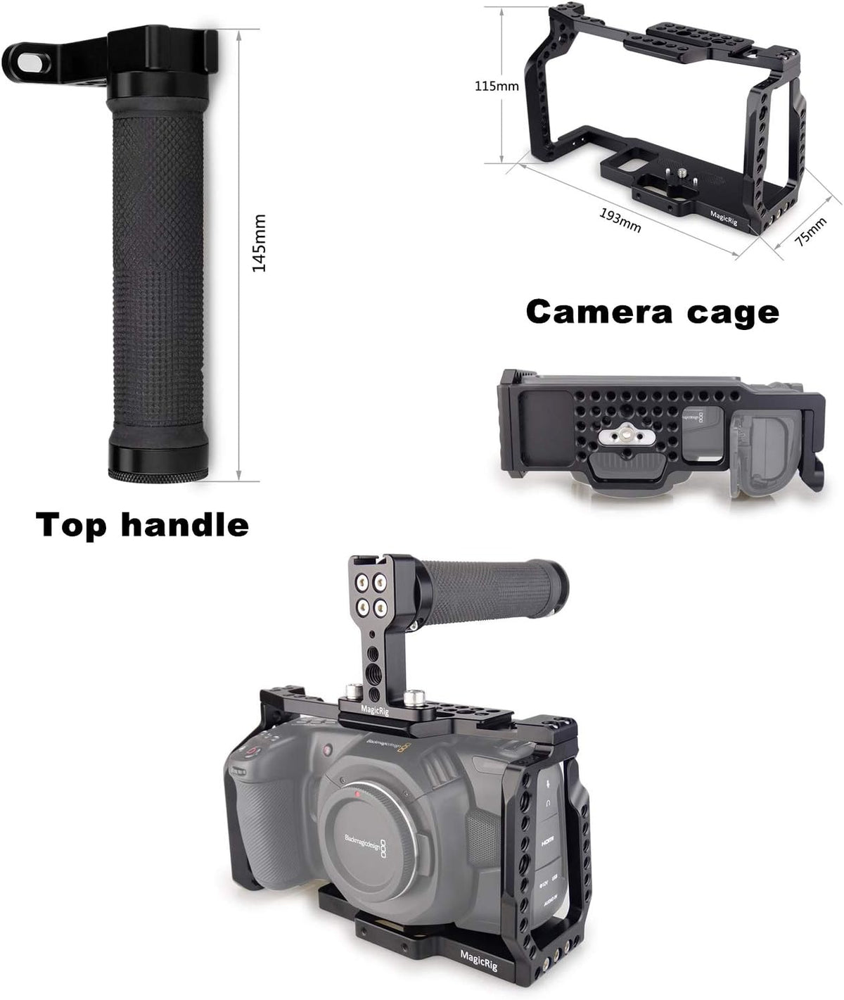 Camera Cage with Top Handle I7710