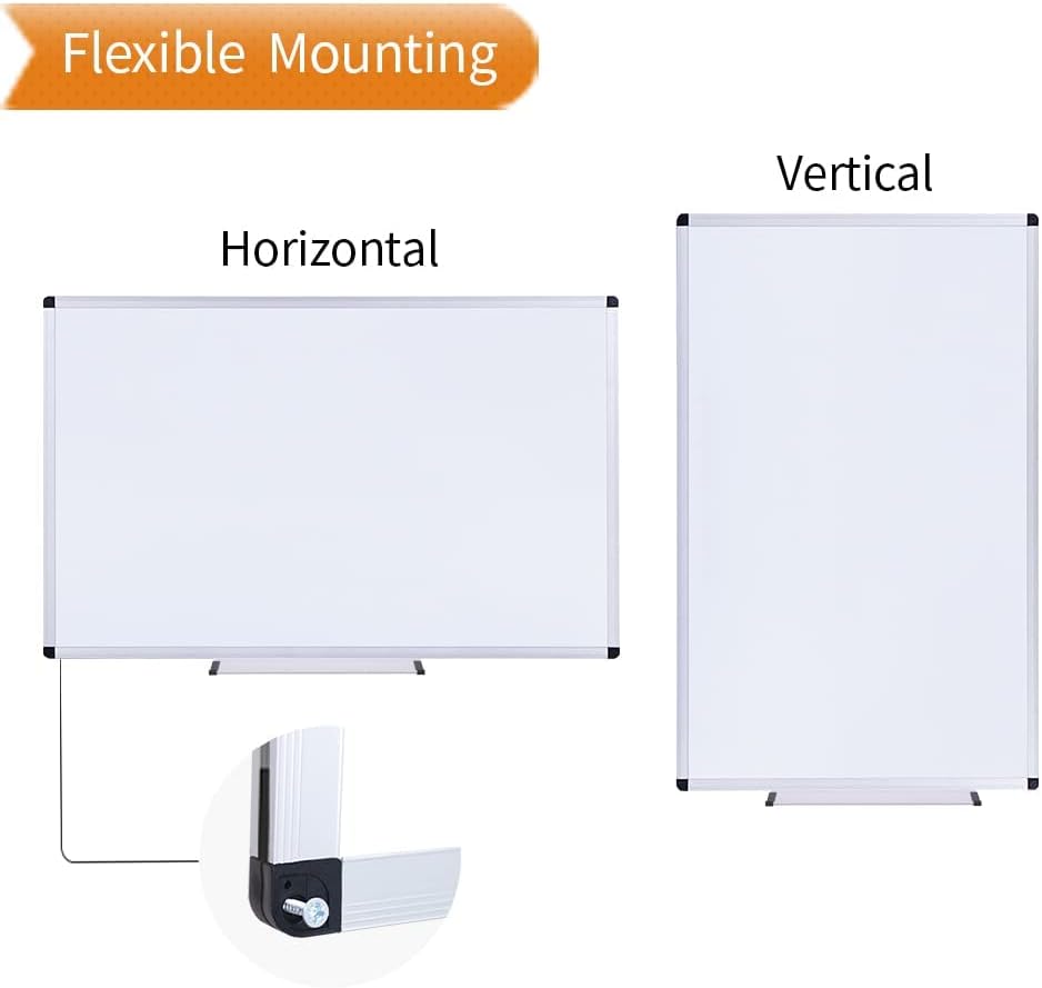 Silver Aluminium Frame Magnetic Dry Erase Board G314