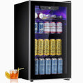 3.2 Cu.ft 120 Can Beverage Refrigerator Cooler Black D78421