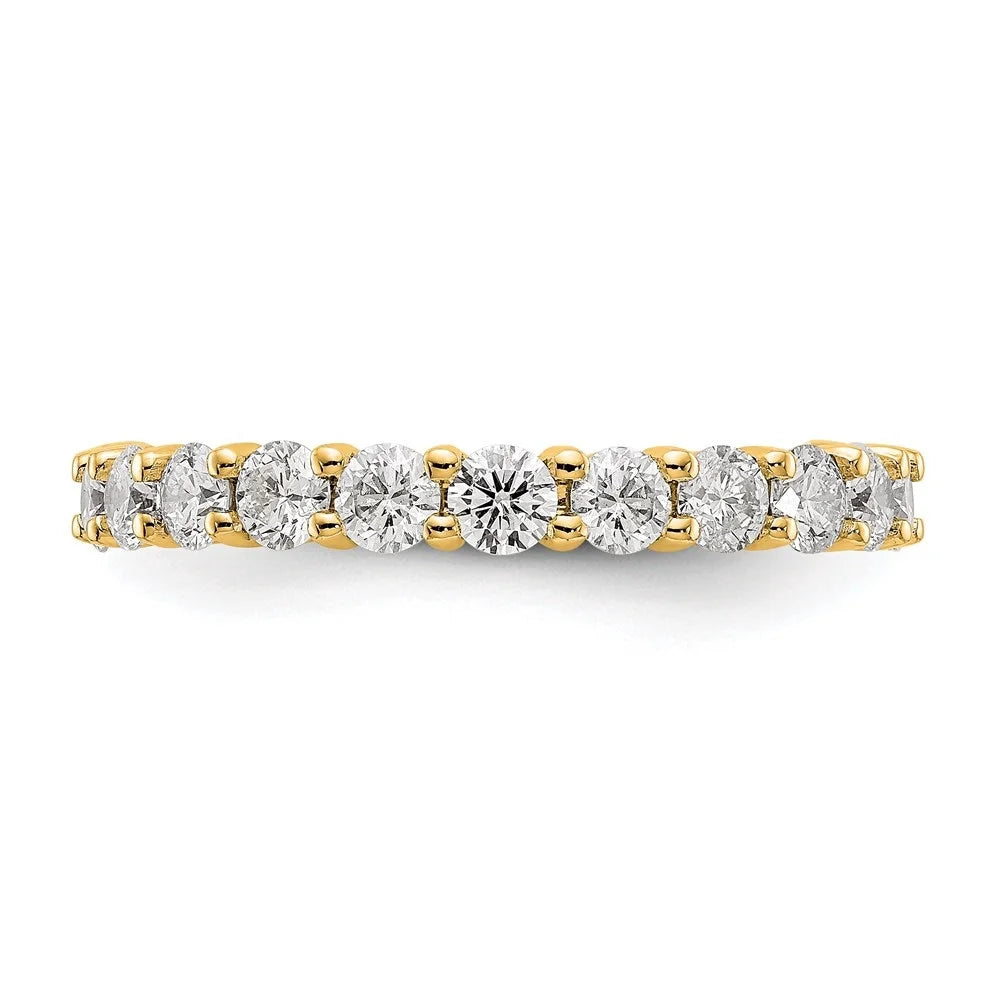14k Yellow Gold Diamond Eternity Band E876