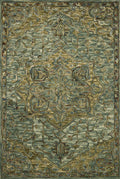 Dark Green Tobacco 7'9 x 9'9 Rug Z6544