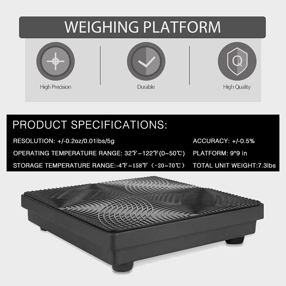 220LB Portable Digital Refrigerant Charging Weight Scale with Case, Pack of 2 F3088