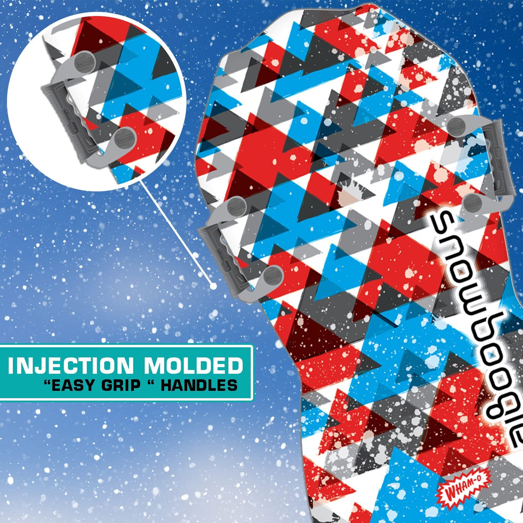Snow Slider Sled 38" Single Rider PE Foam Core XPE Top Layer Easy Grip Handles Slick Bottom G989