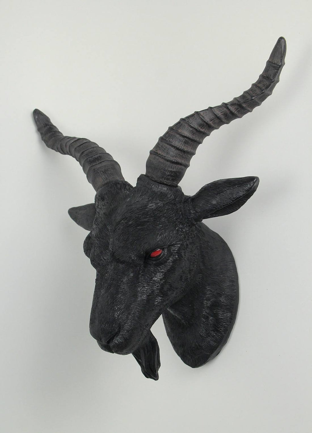 Black Baphomet Goat Head Wall Hanging Decor Q10295