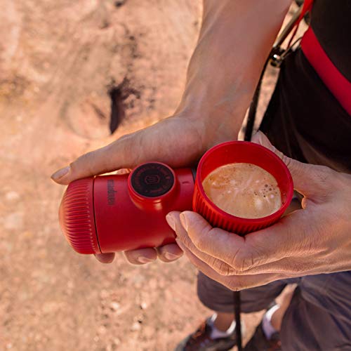 Portable Espresso Maker, 18 Bar Pressure, Manually Operated A575016