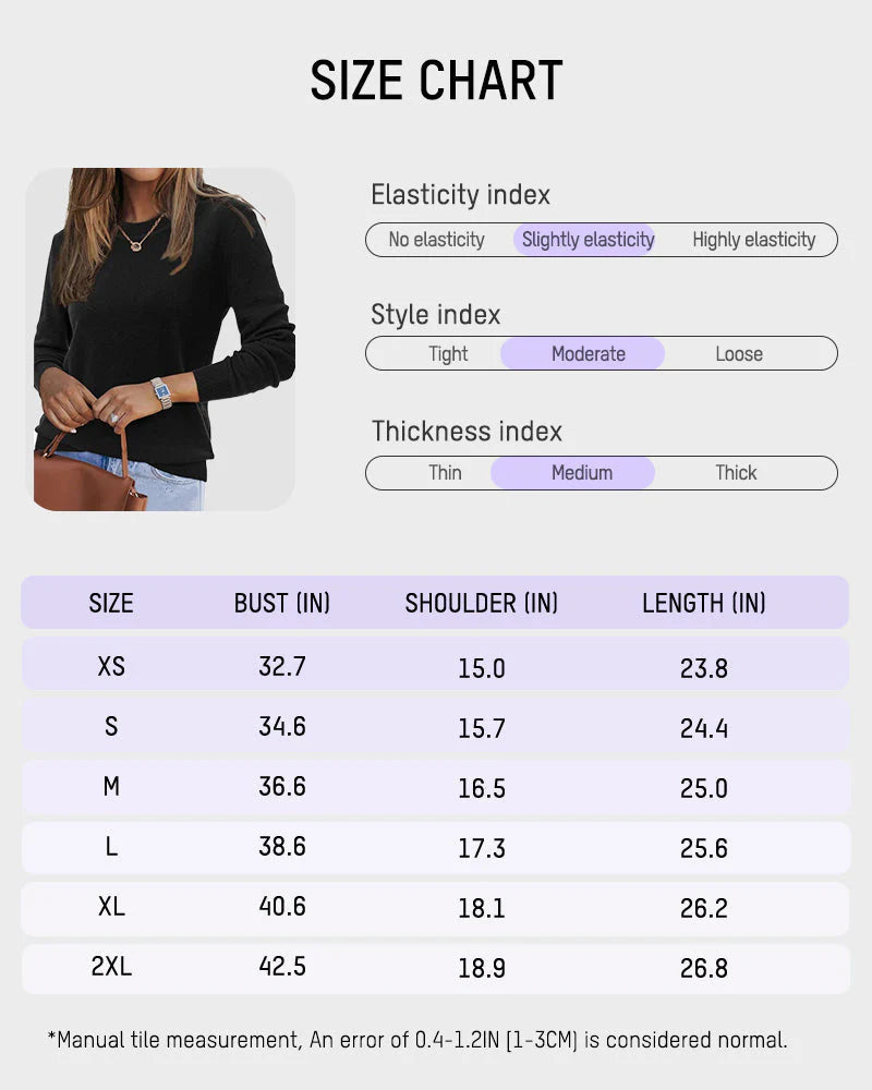 Wool Blend Long Sleeve Pullover Sweater L83869