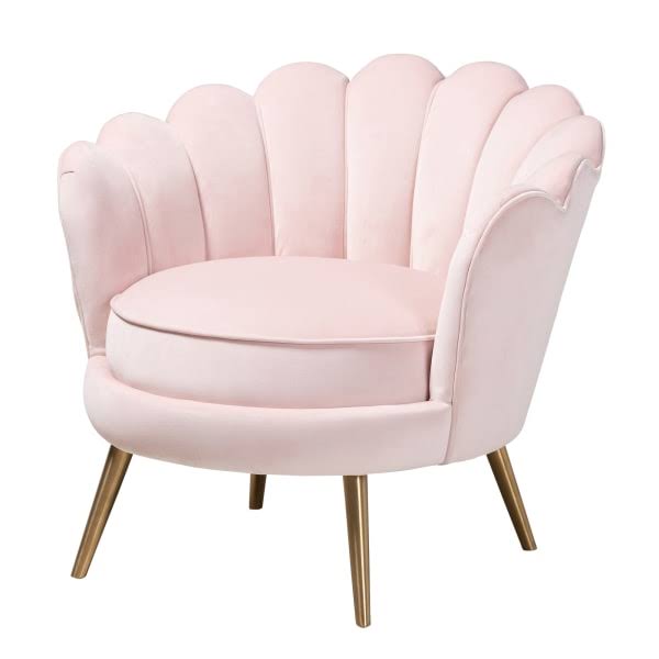 Light Pink Accent Chair V522