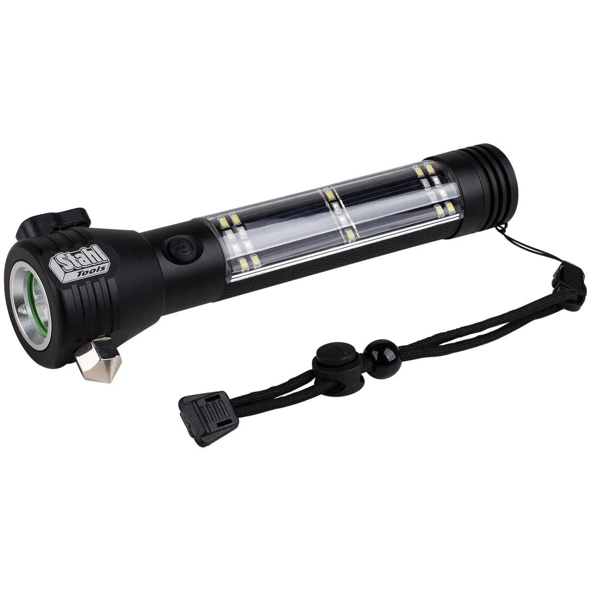 3W LED Solar Rechargeable Flashlight with USB Charging U944348