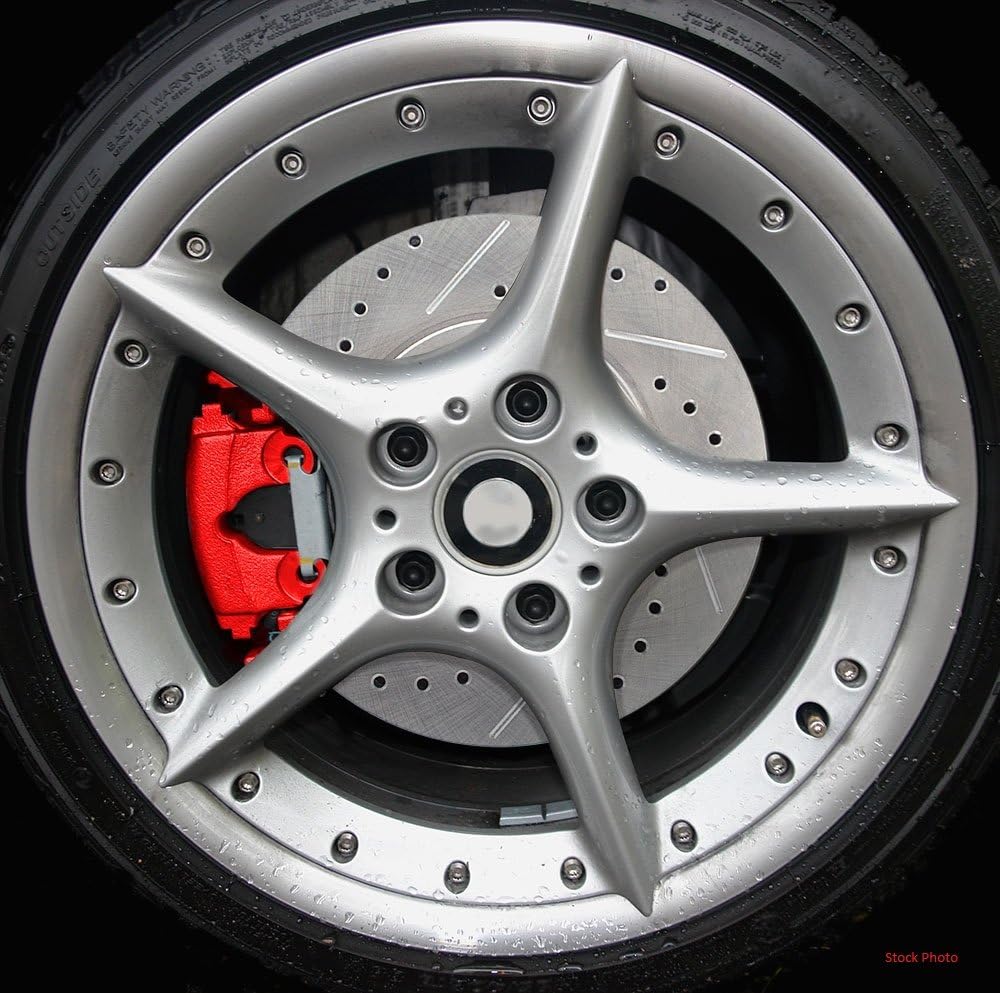 Red Powder Coated Caliper Assembly Set Kit U8440
