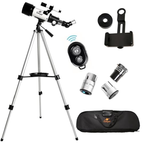 70mm Aperture 400mm AZ Mount Refracting Telescope with Carry Bag Z622224