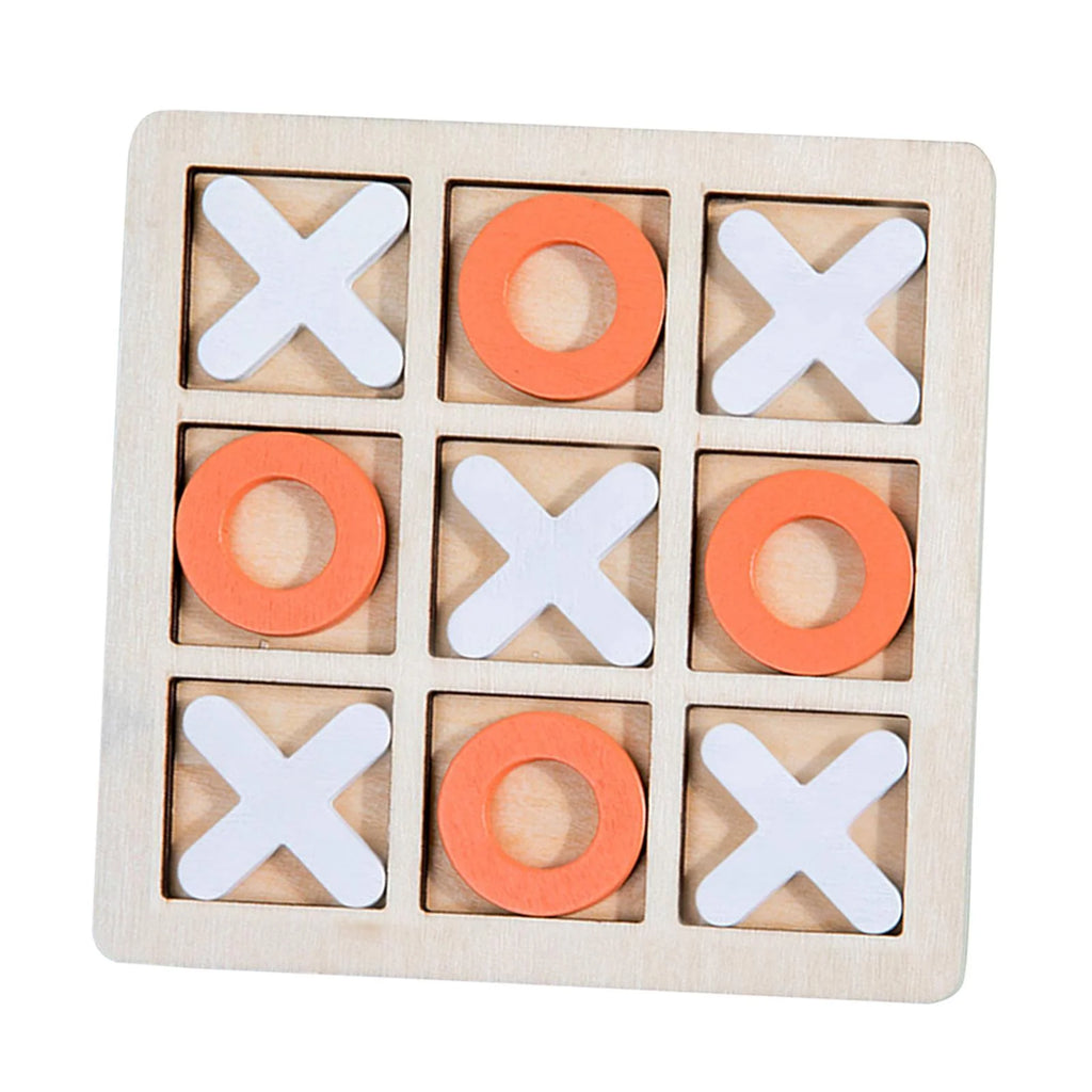 Wooden Board Game XO Chess Interactive Educational Toys Table Game O474