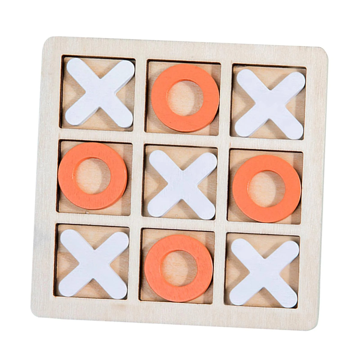 Wooden Board Game XO Chess Interactive Educational Toys Table Game O474