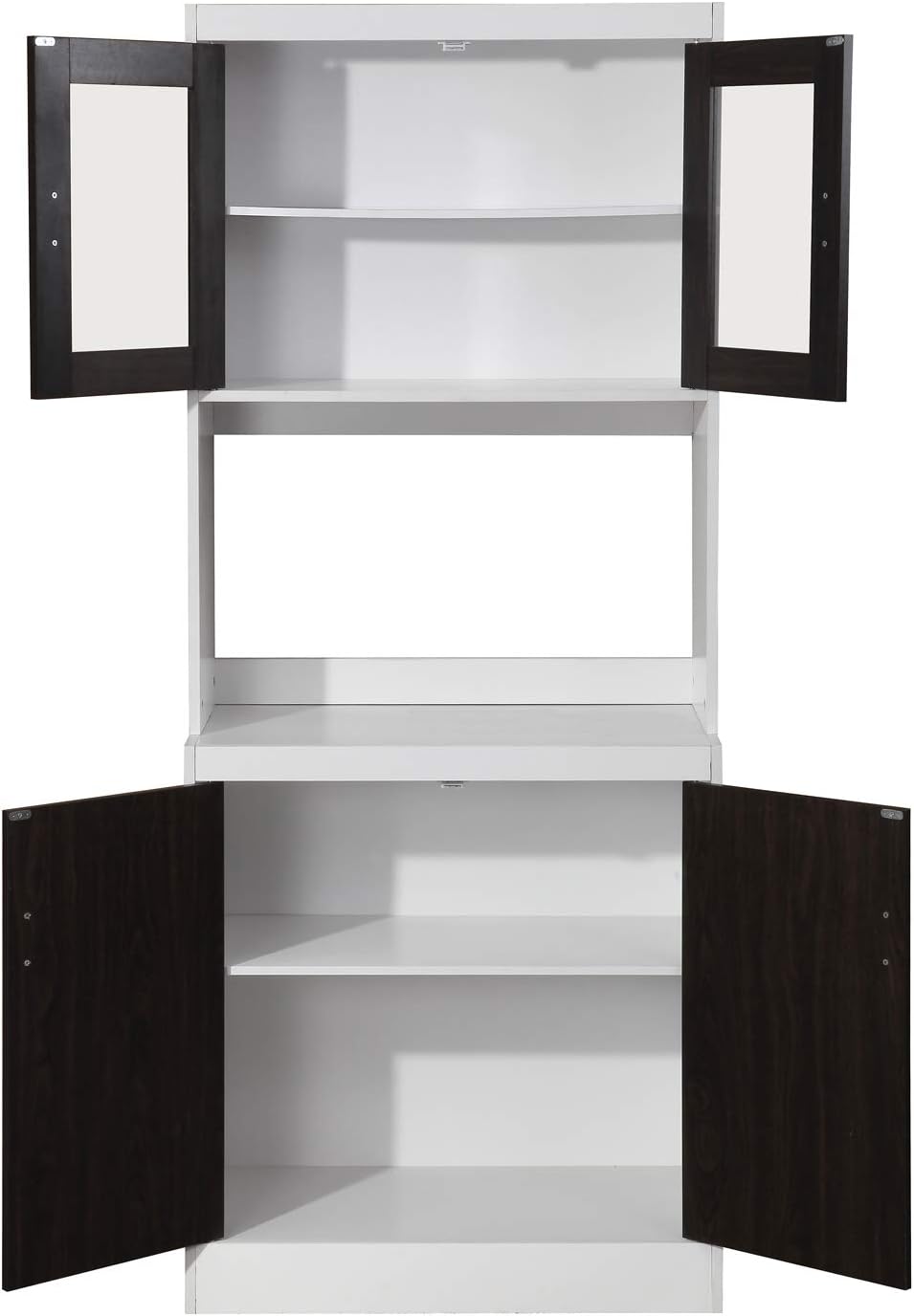 Dark Espresso Microwave Cabinet G69570