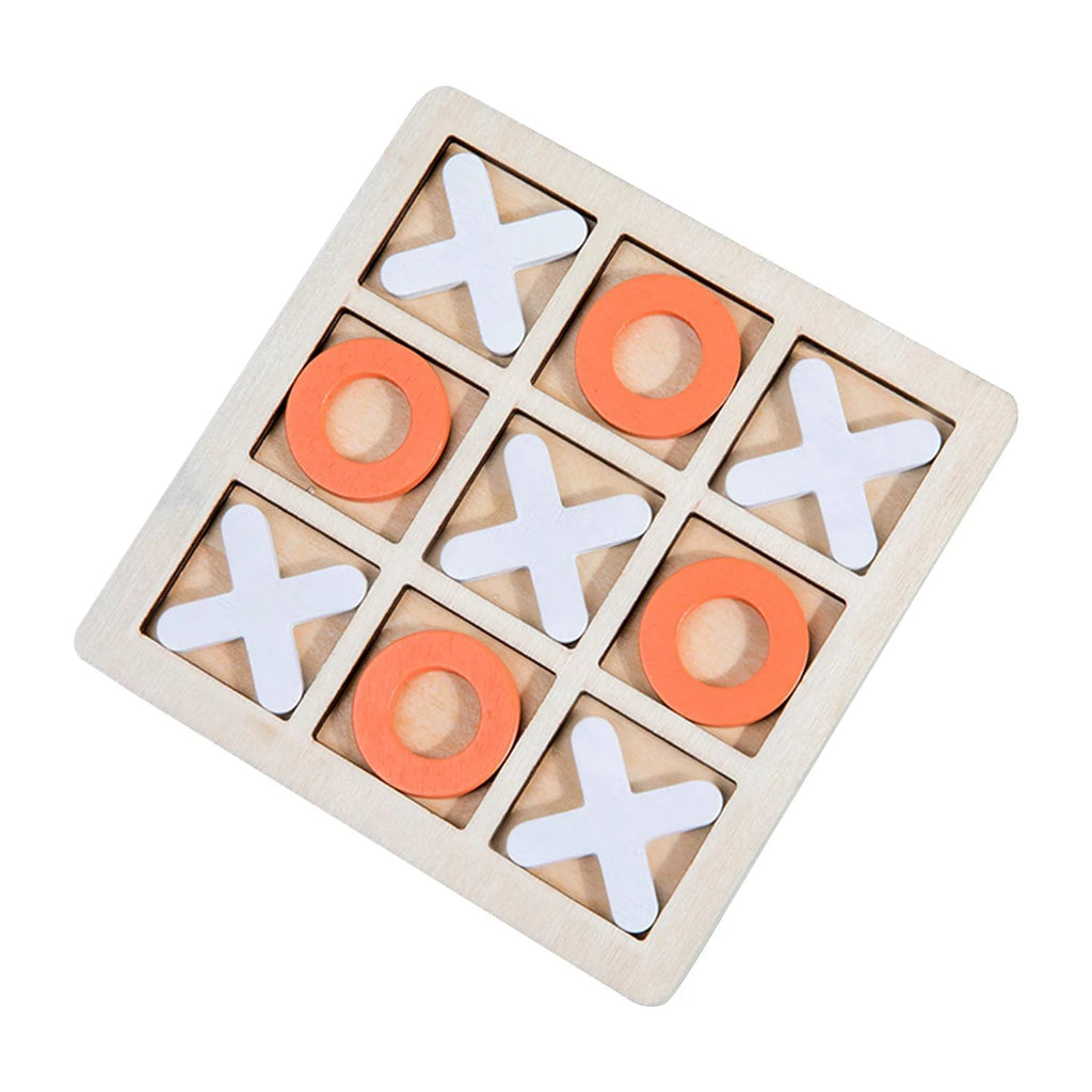 Wooden Board Game XO Chess Interactive Educational Toys Table Game O474