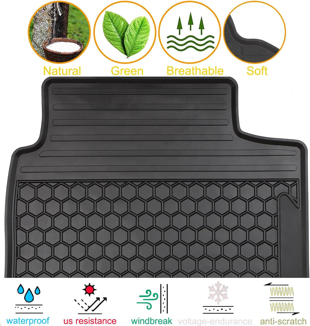 Rubber All Weather Floor Mats Set D256