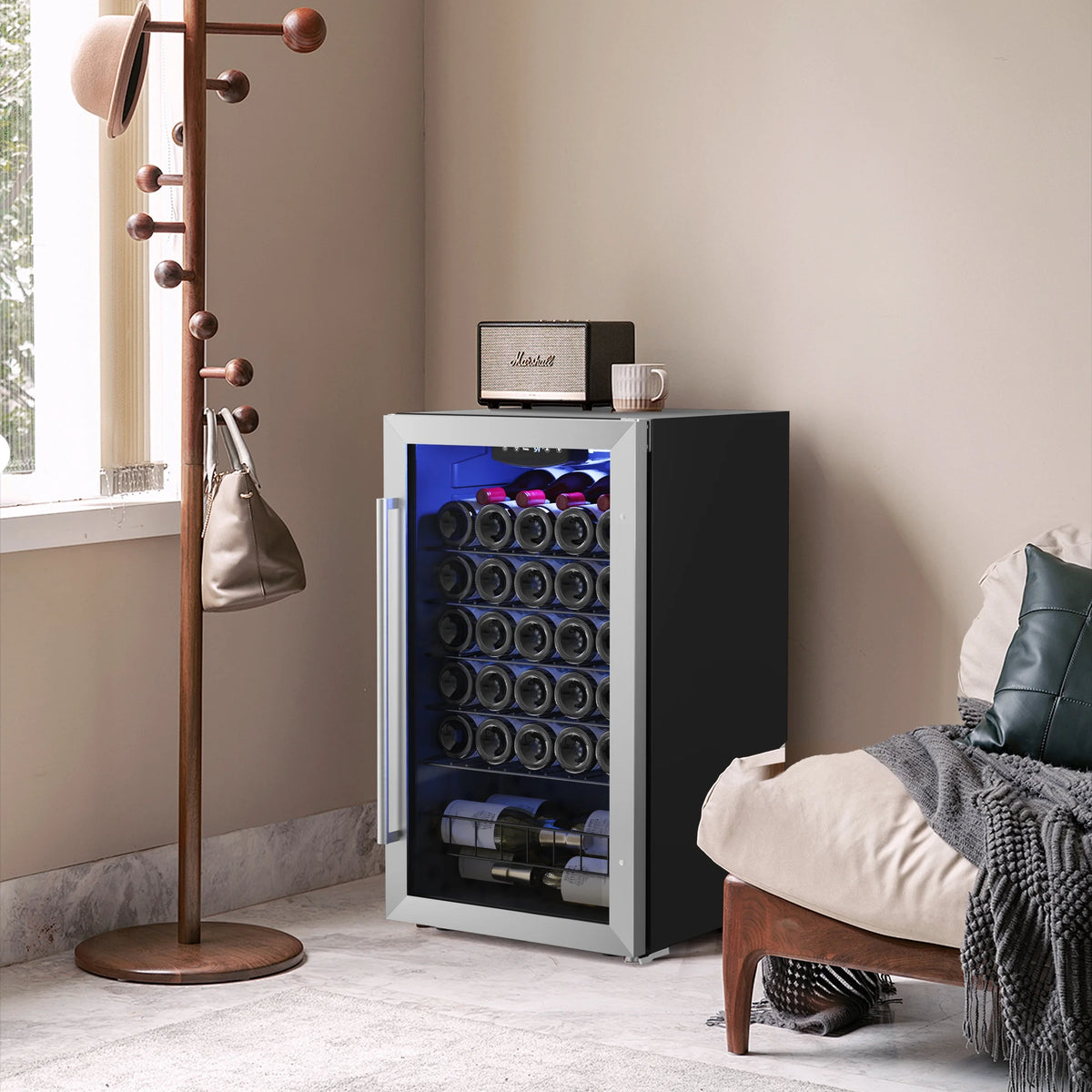32 Bottle Wine Refrigerator Cooler X551
