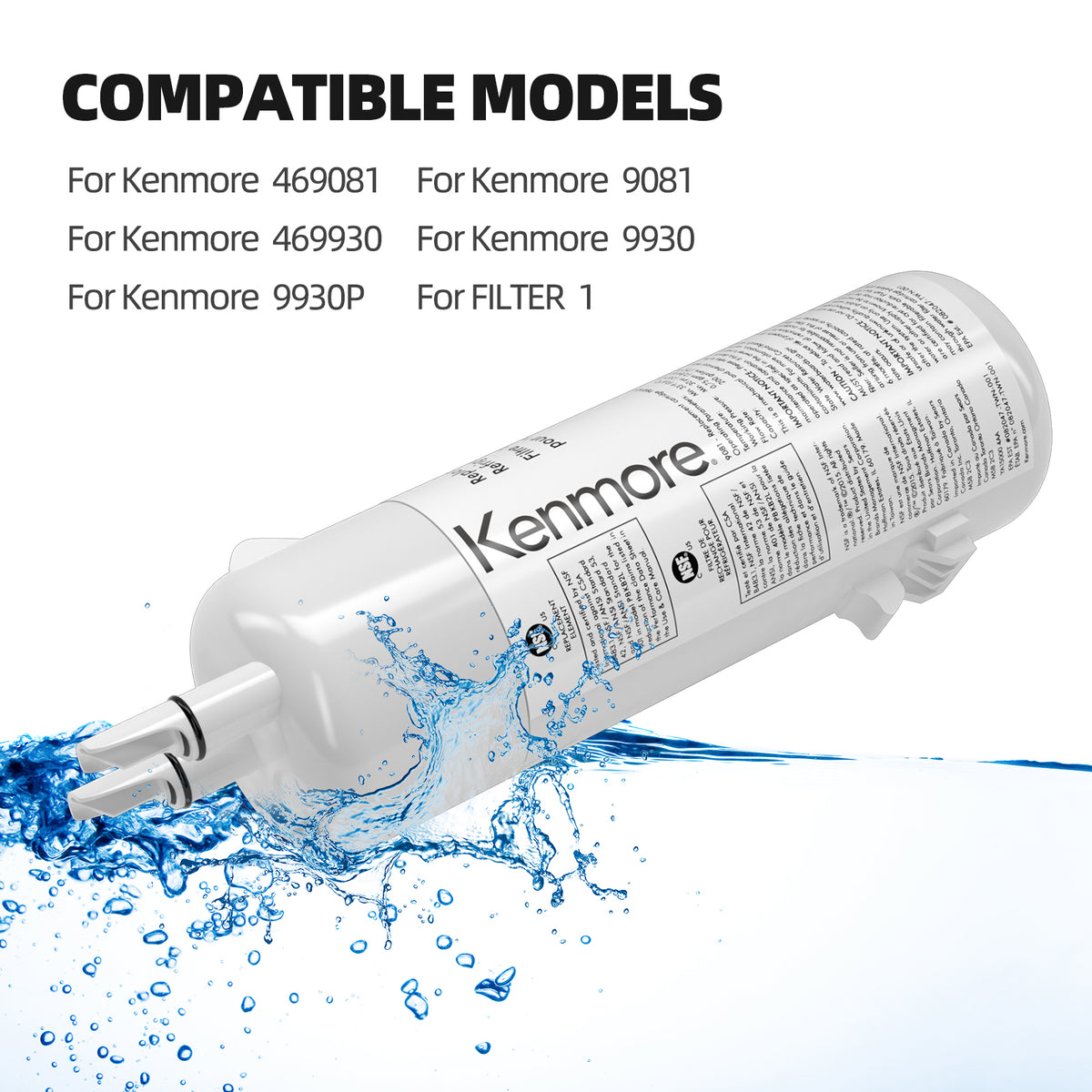 2 Pack Refrigerator Water Filter Replacement C851488