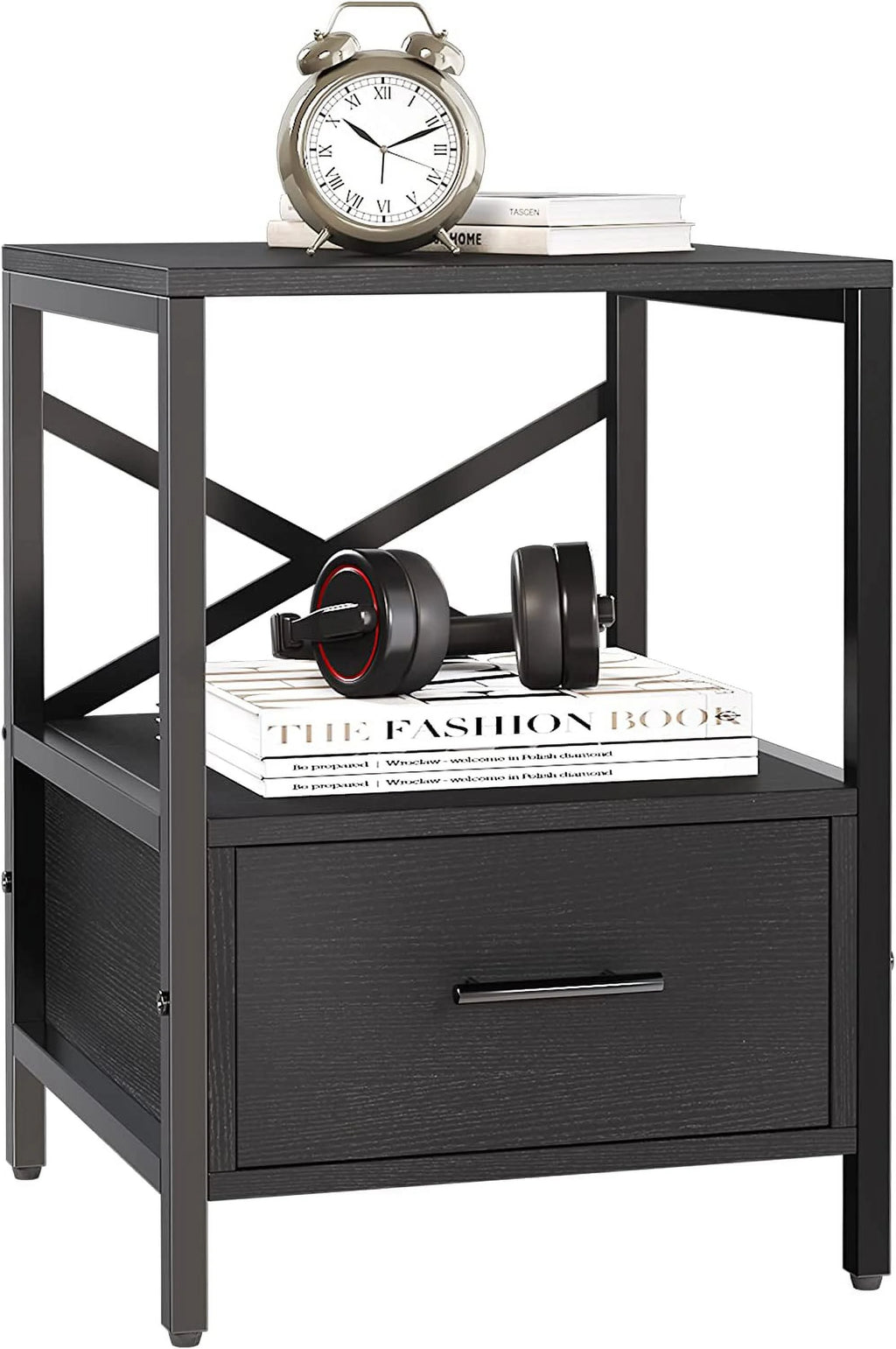 Black End Tables With Drawer G630